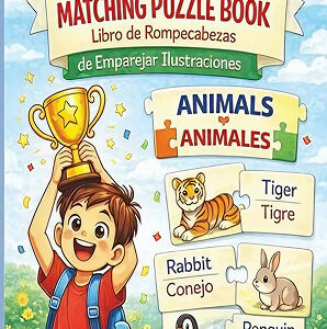 Bilingual Word-To-Image Puzzle Book 4 to 8: